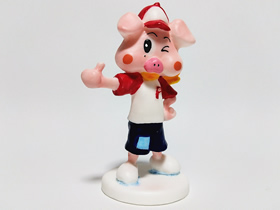 Pu-chan figure style figurine L - size
